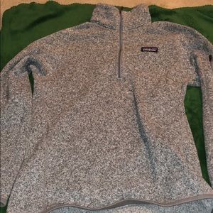 grey Patagonia pullover (women’s L)